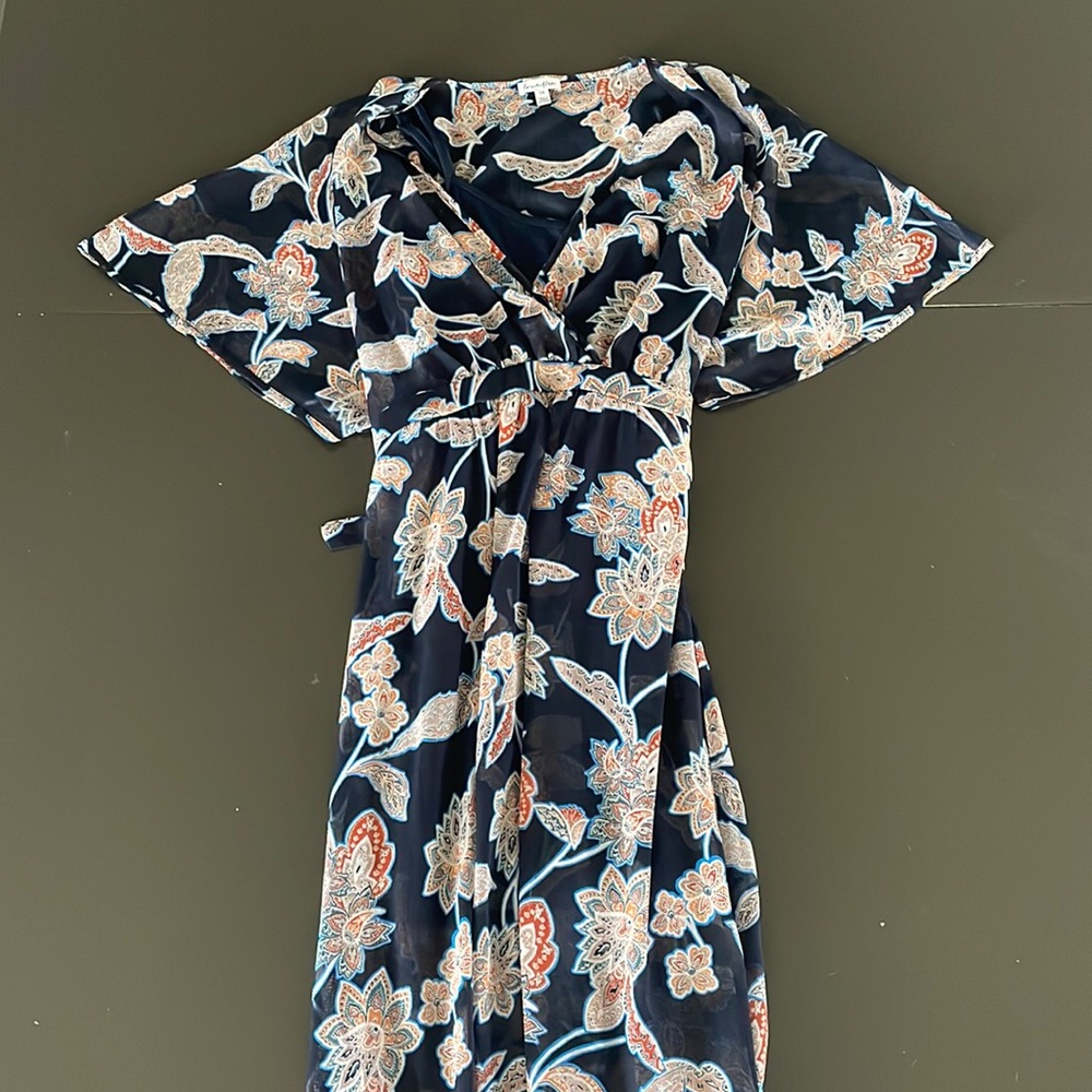 love, Fire Wrap Dress